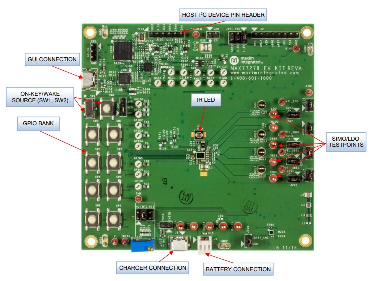Analog Devices / Maxim Integrated MAX77278EVKIT Evaluation Kit